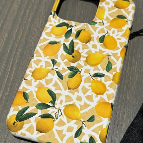 BURGA Lemon Print iPhone 15 Pro Max Case - NEW! - Picture 2 of 3